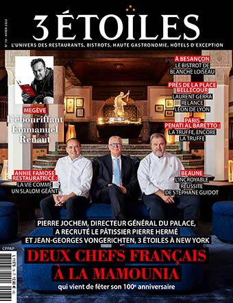 Couverture magazine trois étoiles pour les 100 ans de La Mamounia Marrakech Yoann Bernard